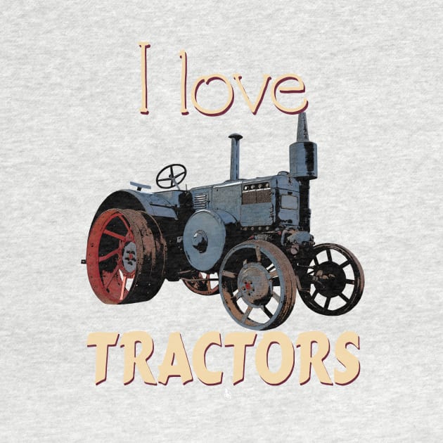 Lanz Bulldog tractor graphic by seadogprints